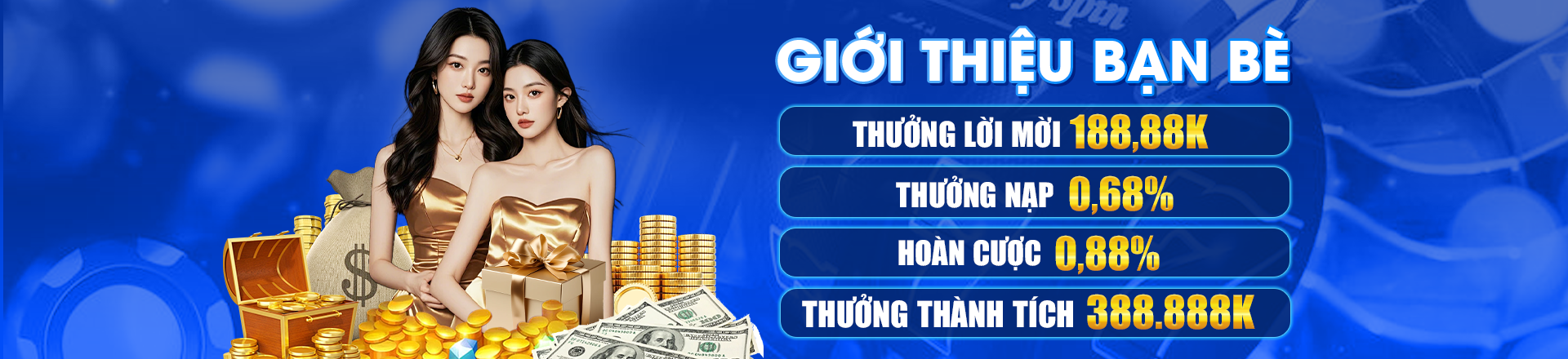 Hình ảnh quảng cáo của wunwin hiển thị nền tảng và các lợi ích