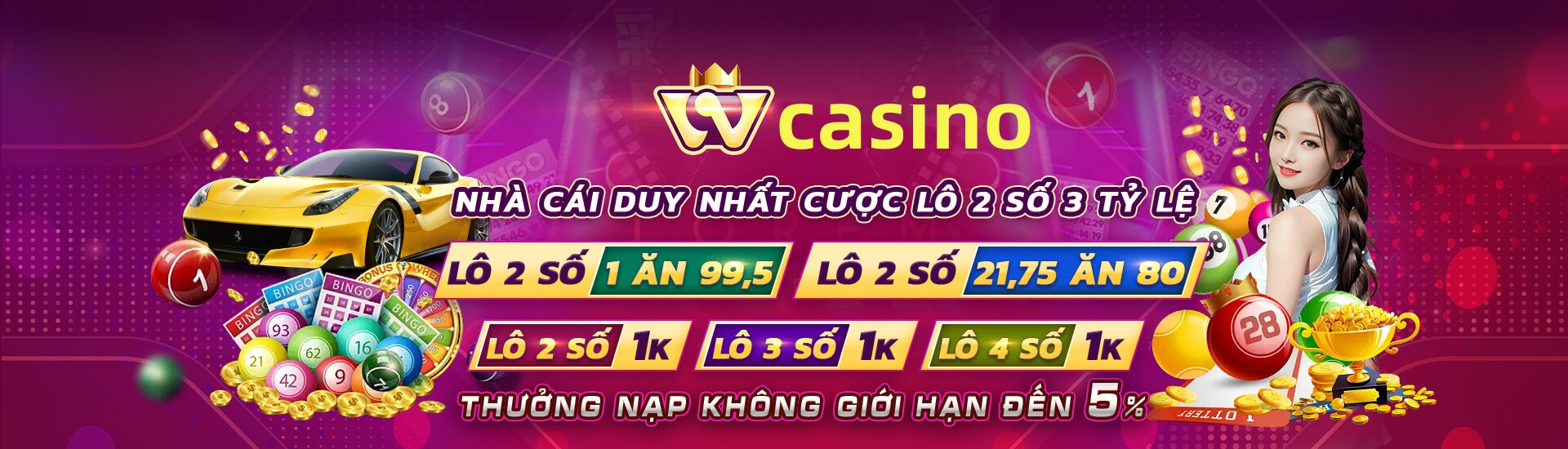Hình ảnh quảng cáo của wunwin hiển thị nền tảng và các lợi ích